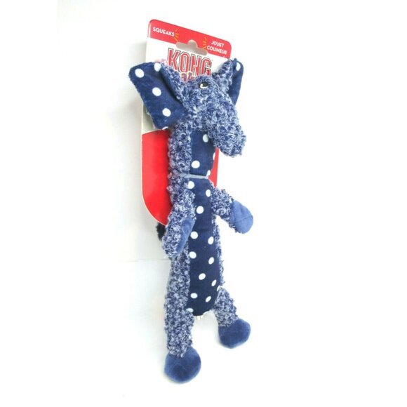 KONG Shakers Elephant Dog Toy – Small Size, Plush & Squeaky for Interactive Play - Picture 2 of 4